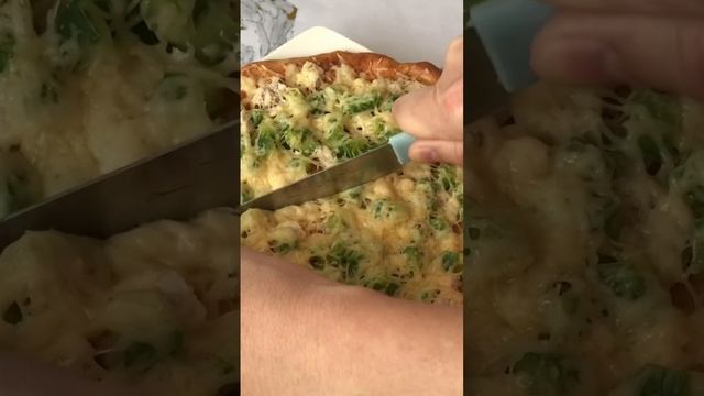 СОЧНАЯ ПП-ПИЦЦА за 15 МИНУТ😍Без ДРОЖЖЕЙ и МАЙОНЕЗА😱 #вкусныйрецепт #пицца #полезныйобед #ппрецепты