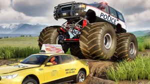 Погром грузовика-монстра на дорогах  😱 BeamNG.Drive