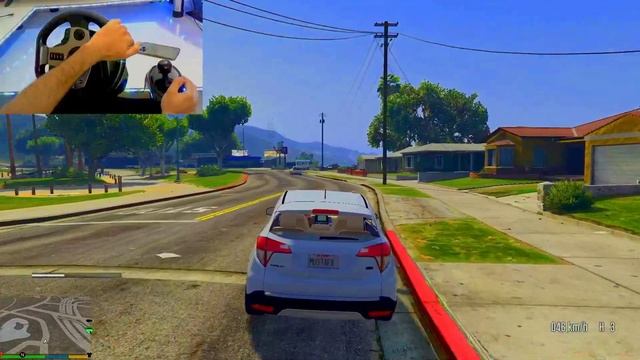 GTA 5 Honda Vezel { GTA V Real Life Mods } Driving Car With Steering Wheel P.X.N - V900 / #gameplay смотреть онлайн