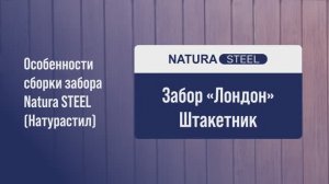 ЗАБОР «ЛОНДОН» - ШТАКЕТНИК - НОВИНКА 24/25 #заборштакетник #железныезаборыподдерево