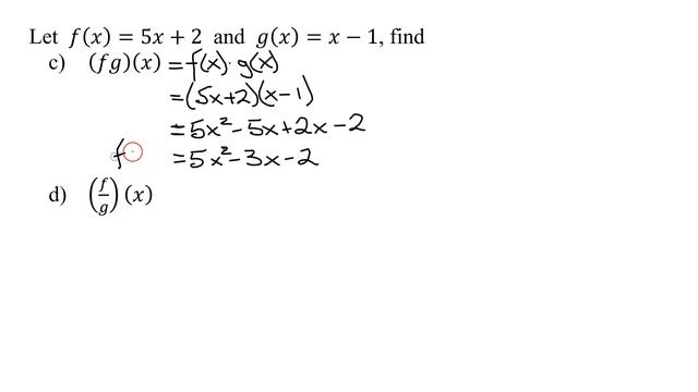Sum (f+g)(x), Difference (f-g)(x), Product (fg)(x), and Quotient (f/g)(x) Function and Their Domain смотреть онлайн