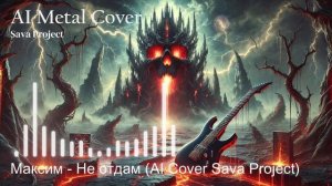 Максим - Не отдам (AI Metal Cover Sava Project)