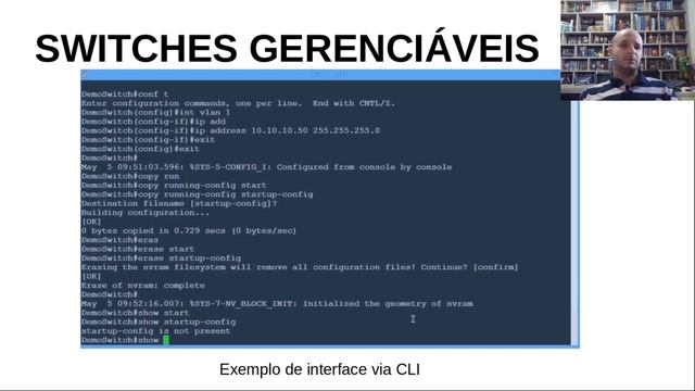 IFSP - HTO - Técnico em MSI - Projeto e Configuração de Redes - Principais parâmetros de um Switch смотреть онлайн