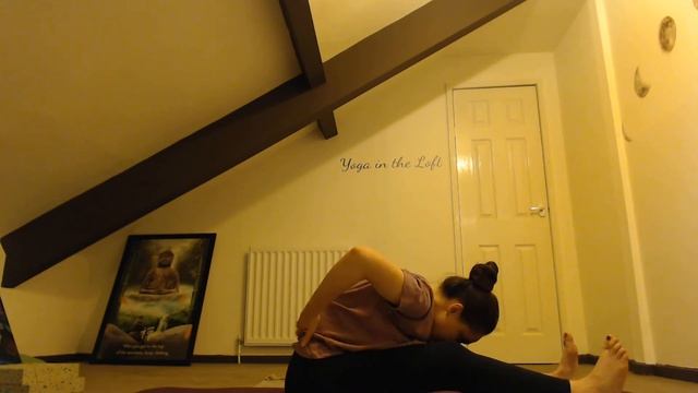 Open your chest and co-ordinate your breath, then stretch into Yoga postures to release.