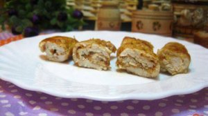 Рулетики из куриного филе