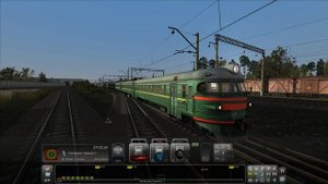 Train Simulator Classic 2024 Сценарии ЭР-146 Выезд из Депо на станцию Урванка
