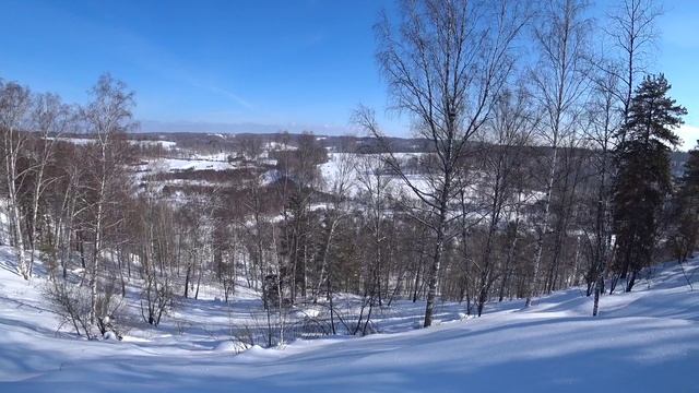 Зимний поход, берег реки Бердь смотреть онлайн