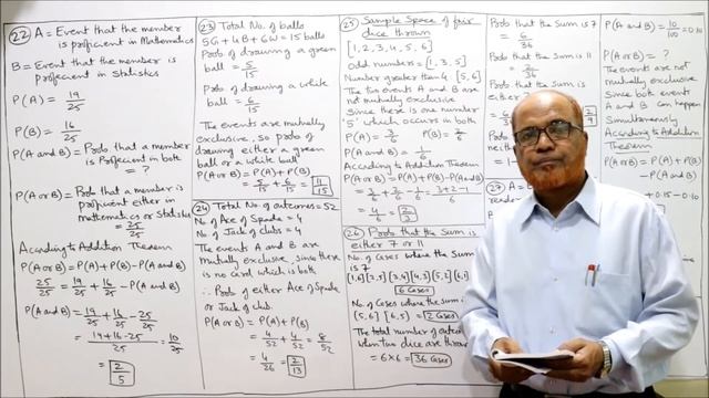 Business Statistics II I Probability I Problems and Solutions I Part 4 I Khans Commerce Tutorial I