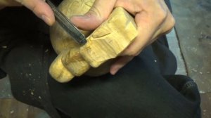 Братина "Скандинав". Голова Волка - резьба ручки