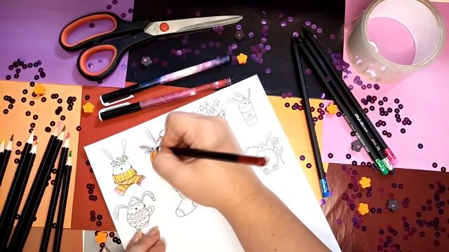 8 DIY ОСЕННИЕ НАКЛЕЙКИ своими руками без двухстороннего скотча.Стикеры из обложки - БЕЗ КЛЕЯ.