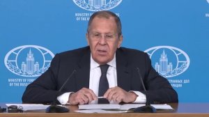 Пресс-конференция С.Лаврова по итогам деятельности российской дипломатии в 2024 году 14 января 2025