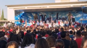 Asia Monet Singing the National Anthem for Remembrance Assembly for 9/11