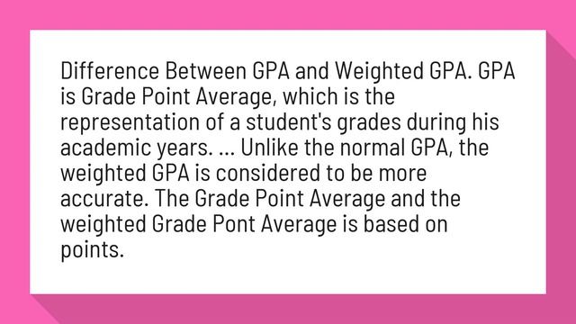 Is GPA and GWA the same?
