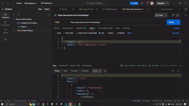 MongoDB Vector Search with OpenAI embeddings and Chat GPT (Semantic Search) Part 01