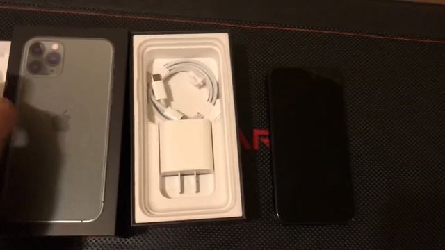 Unboxing iPhone 11 pro midnight green смотреть онлайн