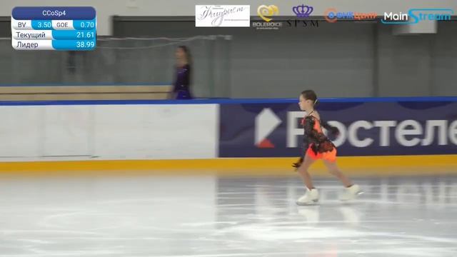 Виктория Стрельцова. Первенство Москвы мл. возраст. Короткая программа смотреть онлайн