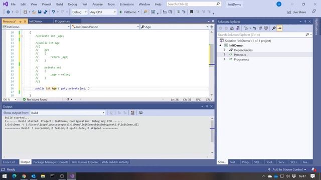 C# 9 - Init-Only Properties смотреть онлайн