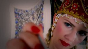 ASMR Russian Princess Hair and Makeup