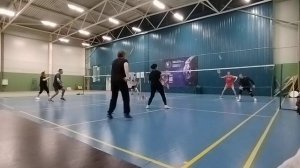 Турнир по бадминтону. 27.12.2024 г. 3 игра, 1 и 2 партия