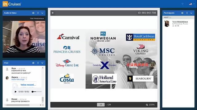 InCruises Презентация Ю.Маталыцкой 31.01.19