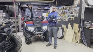 Проект по установке выхлопа на ATV LONCIN 700