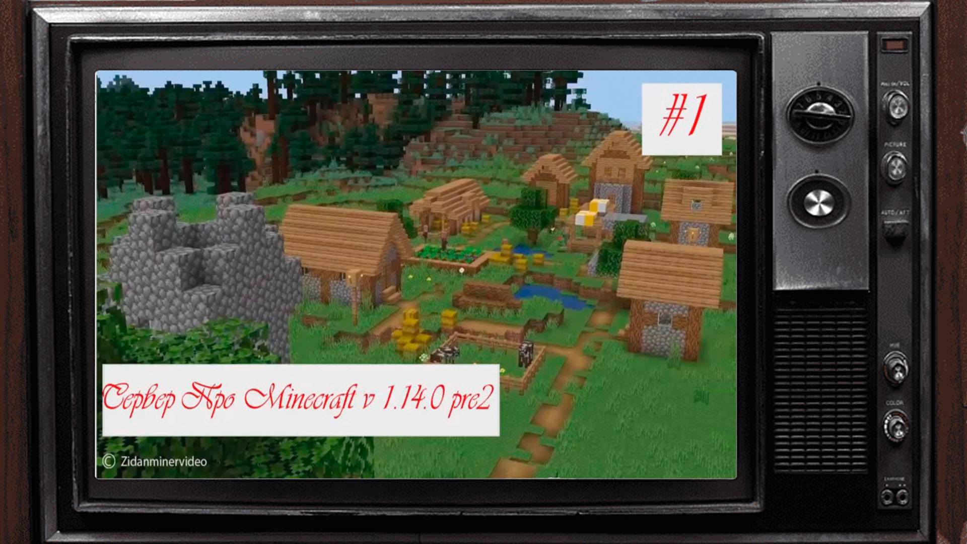 Стрим на лицензионном Про Minecraft server #1 майнкрафт v 1.14.0 pre 2