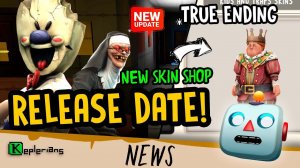 ICE SCREAM 8 TRUE ENDING RELEASE DATE  New SKINS in IS8  New GAME DEVLOG WIP  Keplerians News