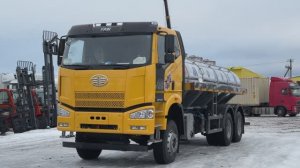 Пищевая автоцистерна на базе шасси FAW J6 6X4