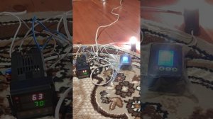 Работа термоконтроллера REX C100 совместно с настроенным дополнительным сигнальным выходом