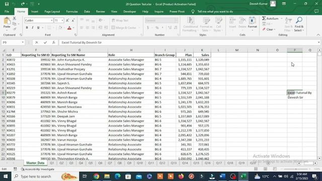 Bold Italic and Underline | Excel tutorial for Beginner 2023 | Hindi - English. Text Formatting