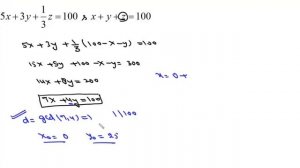 Linear Diophantine Equation | ax+by=c | Proof | 5 Examples | Euclid division algorithm