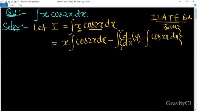Q26 | Integration of x cos2x | Integral of x cos 2x | Integrate x cos 2x | Integration by parts