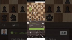 Лучшая шахматная партия в уходящем году