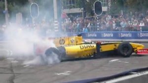 formula 1 drifting in rotterdam bavaria city race 2010