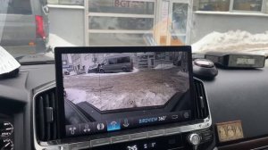 Система кругового обзора 3D CAN BIRDVIEW 360° на Toyota Land Cruiser 200