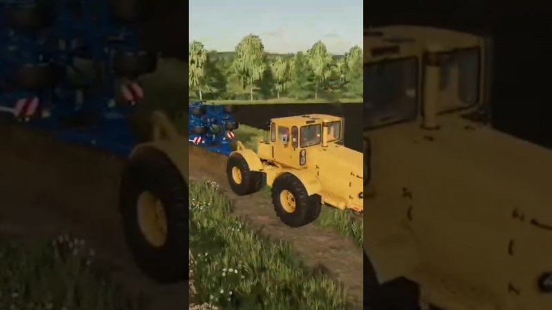 К-700 с культиватором. #fs22 #farming #farmingsimulator22 #automobile #jcb #games #farmingsimulator