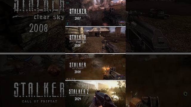 STALKER Эволюция 2007-2024 #stalker #эволюция #игры #сталкер