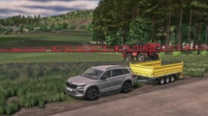 Farming Simulator 25 / Карта Zielonka / Skoda Kodiaq 2024 доставка гербицида, опрыскивание посевов