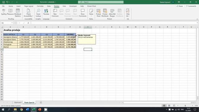 Excel bukvar, epizoda 11: Komentari i beleške