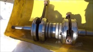 Коленвал буран .Засорился центральный подшипник