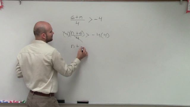 Solving a two step inequality