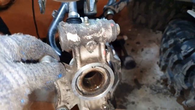 CFORCE 600. Ступичный подшипник и втулки рычагов задней подвески. смотреть онлайн