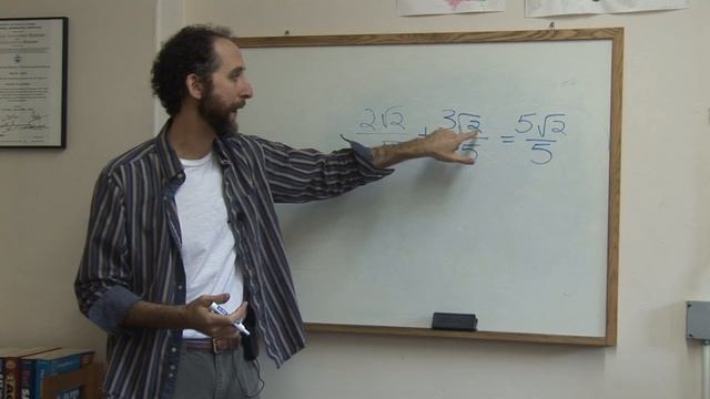 Math Fractions & Equations : Adding & Subtracting Radical Expressions With Fractions смотреть онлайн