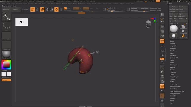 【ZBrush 2022】【memo】gizmo 3D_transform type (720p)