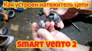 Полная разборка и сборка, натяжителя цепи, от скутера Smart Vento 2.