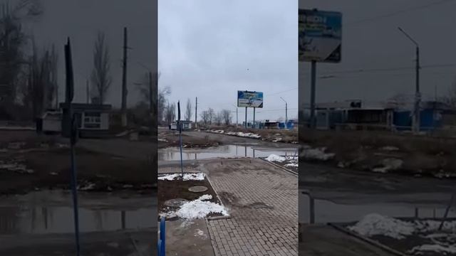 Погоня дрона ВСУ за нивой в Горловке