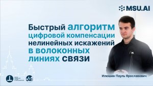 Быстрый алгоритм цифровой компенсации нелинейных искажений в волоконных линиях связи