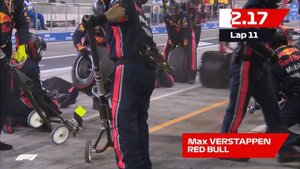 DHL Fastest Pit Stop Award: FORMULA 1 GULF AIR BAHRAIN GRAND PRIX 2019 (Verstappen / Red Bull)