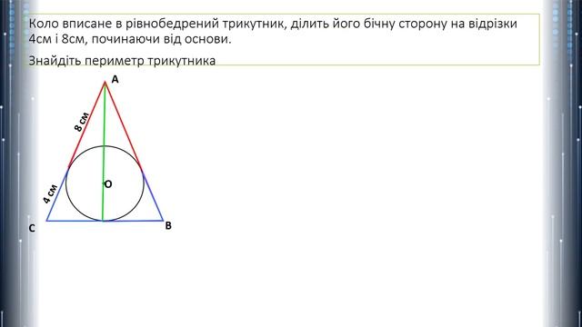 Коло вписане й описане навколо трикутника смотреть онлайн