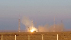 Старт ракеты с кораблем «Союз ТМА-19М»